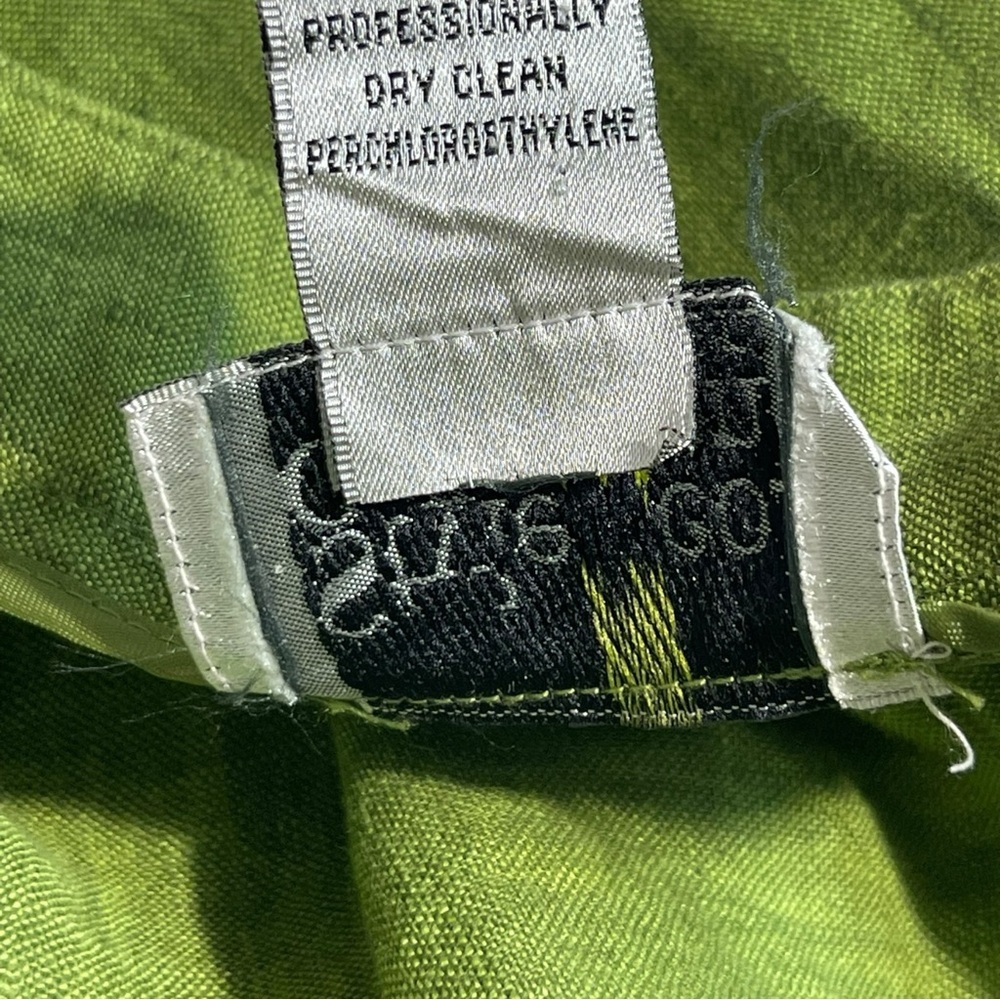 Style & Co 2pc Linen Pant Suit Set Green Blazer Pants 24W Plus - Picture 13 of 14